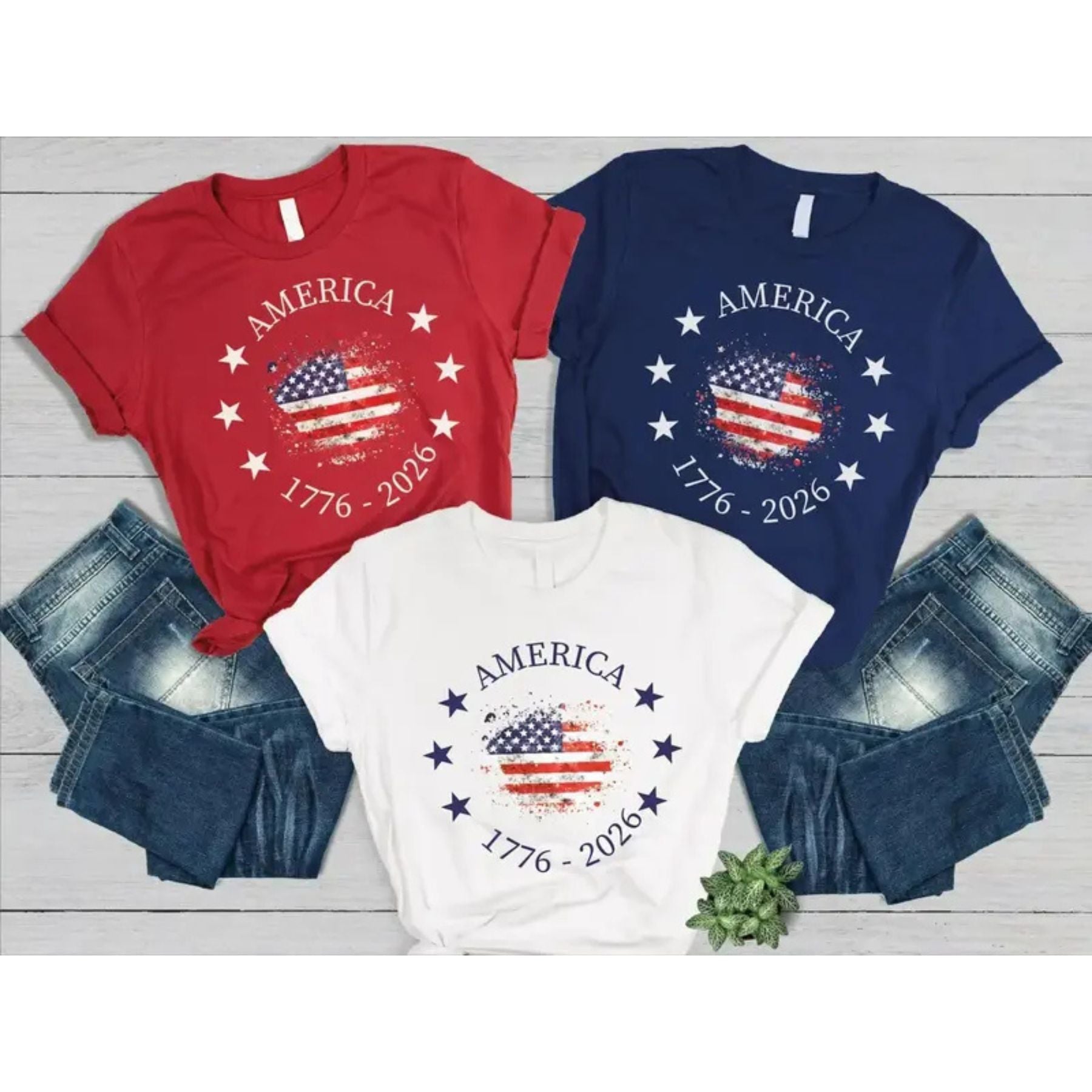 America 250th Anniversary 1776 T-Shirt – Vintage USA Flag Patriotic Graphic Tee