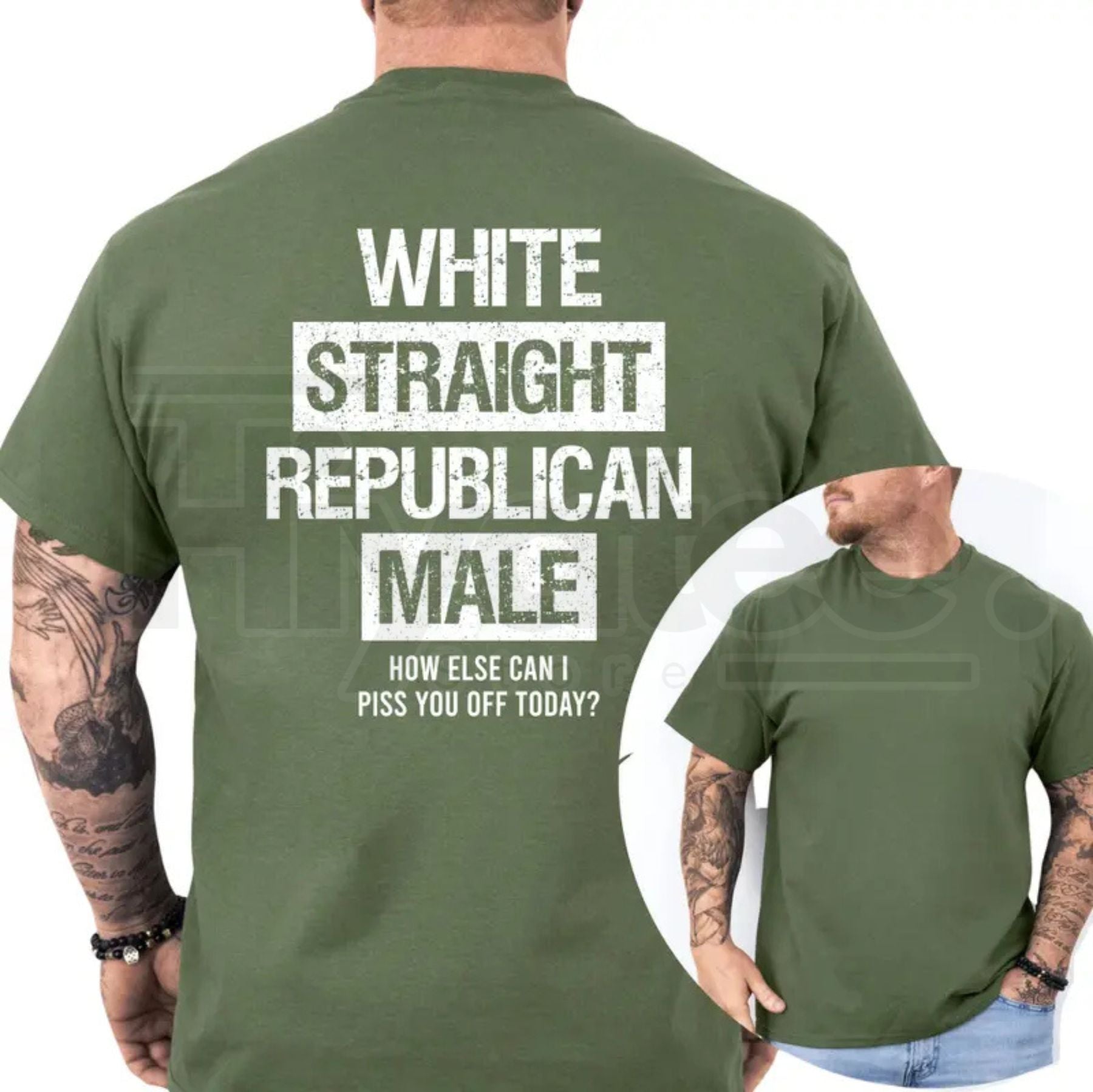 "White Straight Republican Male" – Classic Conservative Political Menswear