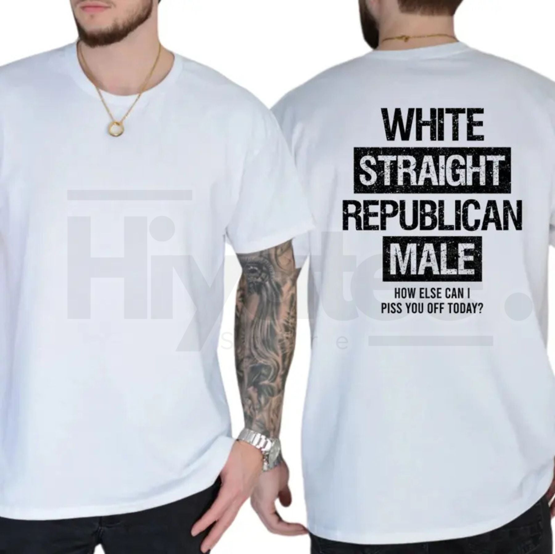 "White Straight Republican Male" – Classic Conservative Political Menswear