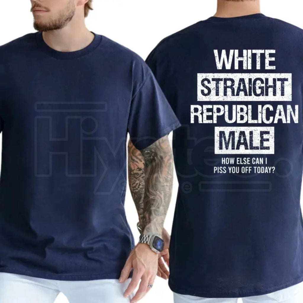 "White Straight Republican Male" – Classic Conservative Political Menswear