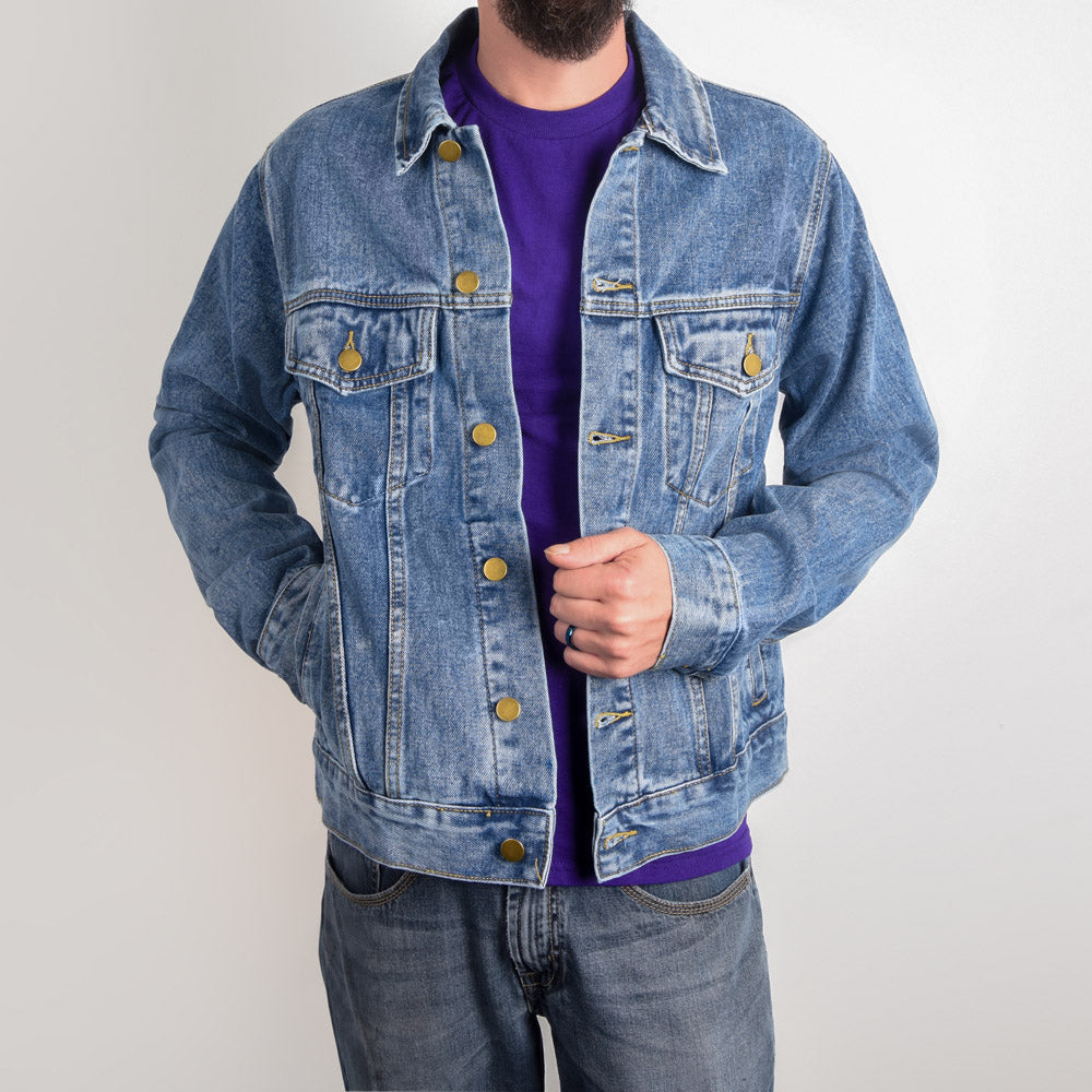 250 Years of Freedom USA Men's Blue Denim Jacket
