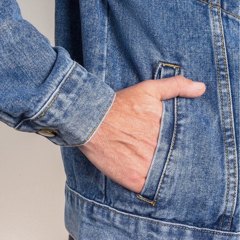 250 Years of Freedom USA Men's Blue Denim Jacket